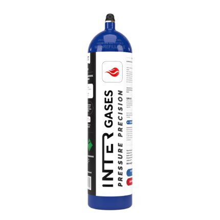 Intergases CO2 615 g aluminium 0.95 L cylinder – front
