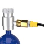 Intergases CO2 615 g aluminium cylinder with SodaStream Terra adapter kit and 1.5 m hose – detail-valve