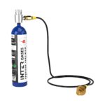 Intergases CO2 615 g aluminium cylinder with SodaStream Terra adapter kit and 1.5 m hose – set-34-left
