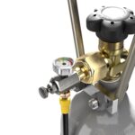 Intergases 2 kg refillable CO2 cylinder with SodaStream Terra W21.8 adapter kit, pressure gauge and 1.5 m hose – detail-gauge-34