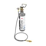 Intergases 2 kg refillable CO2 cylinder with SodaStream Terra W21.8 adapter kit, pressure gauge and 1.5 m hose – set-high