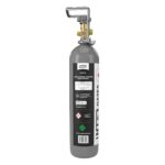 CO2 Flasche 2 kg mit Füllung, Lebensmittel-CO2 E290 – linke Seite