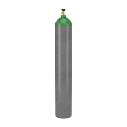 Intergases 50 L argon 5.0 welding gas cylinder, green shoulder – 34-left