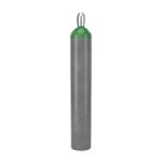 Intergases 50 L argon 5.0 welding gas cylinder, green shoulder – cap-front