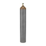 Heliumflasche 50 L, 200 bar, olivbraune Schulter – Vorderansicht