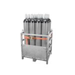 Nitrogen E941 food grade 50 L – pallet of 12 cylinders on a galvanised steel transport pallet
