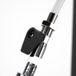 Intergases 2 kg refillable N2O cylinder with Oxyturbo regulator, W21.8 adapter and Smartwhip 500 ml black cream dispenser – detail-switch