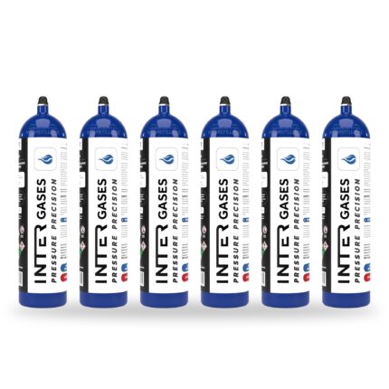 Intergases N2O 615 g aluminium – zestaw 6 butli